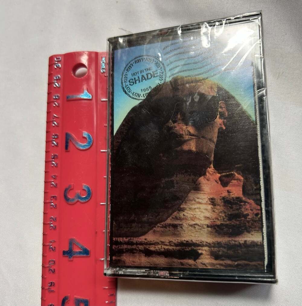 Vintage KISS Hot In The Shade Cassette Tape 1989